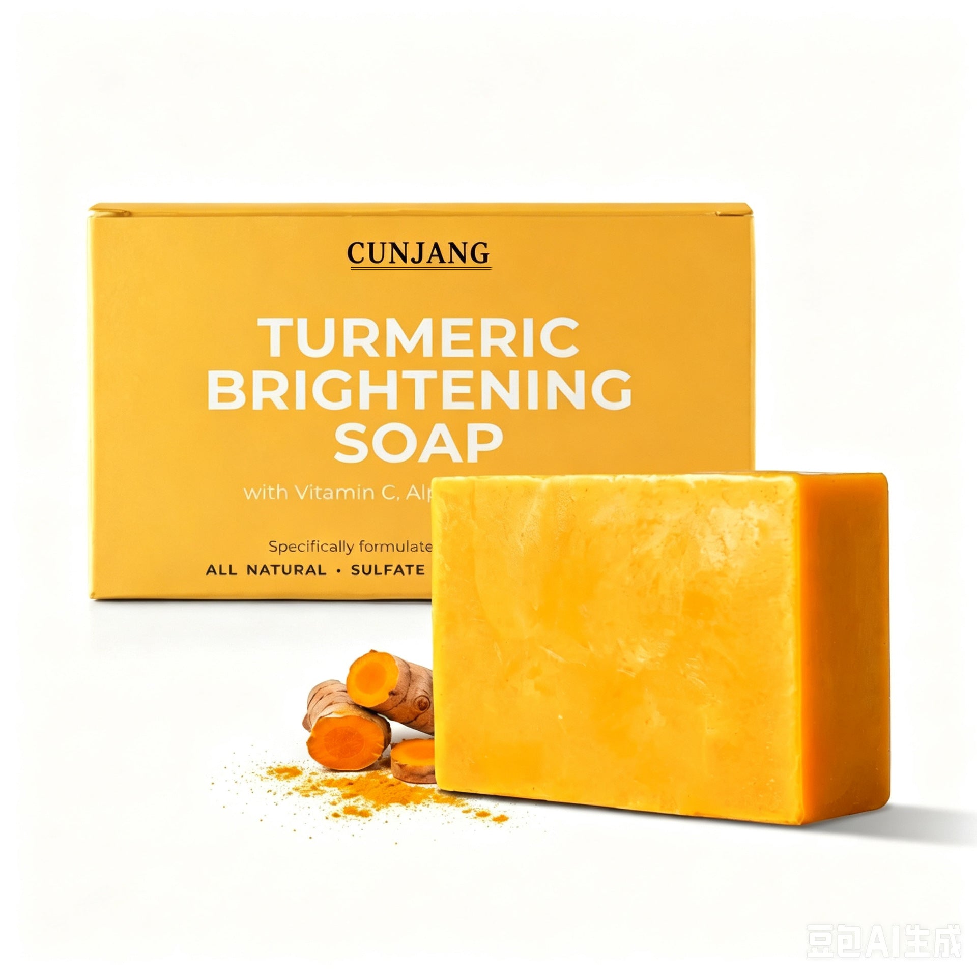Handmade Turmeric Lemon Kojic Acid Soap