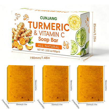 Handmade Turmeric Lemon Kojic Acid Soap