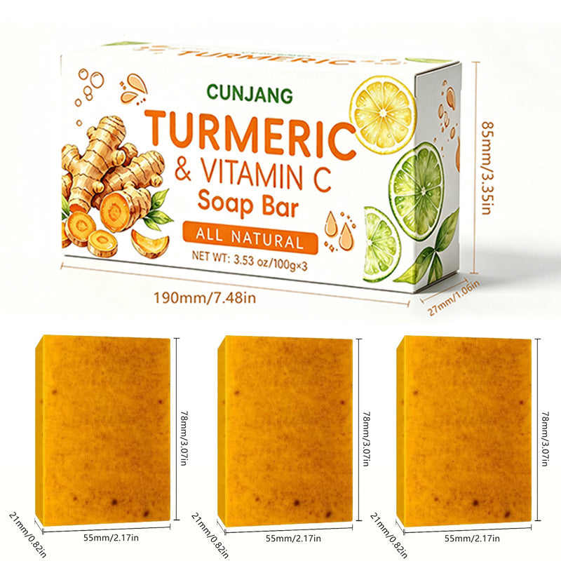 Handmade Turmeric Lemon Kojic Acid Soap