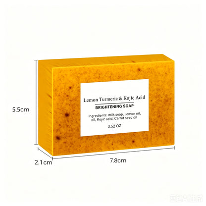 Handmade Turmeric Lemon Kojic Acid Soap