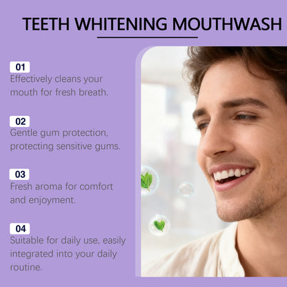 Purple Mouthwash — Rinse. Whiten. Refresh.