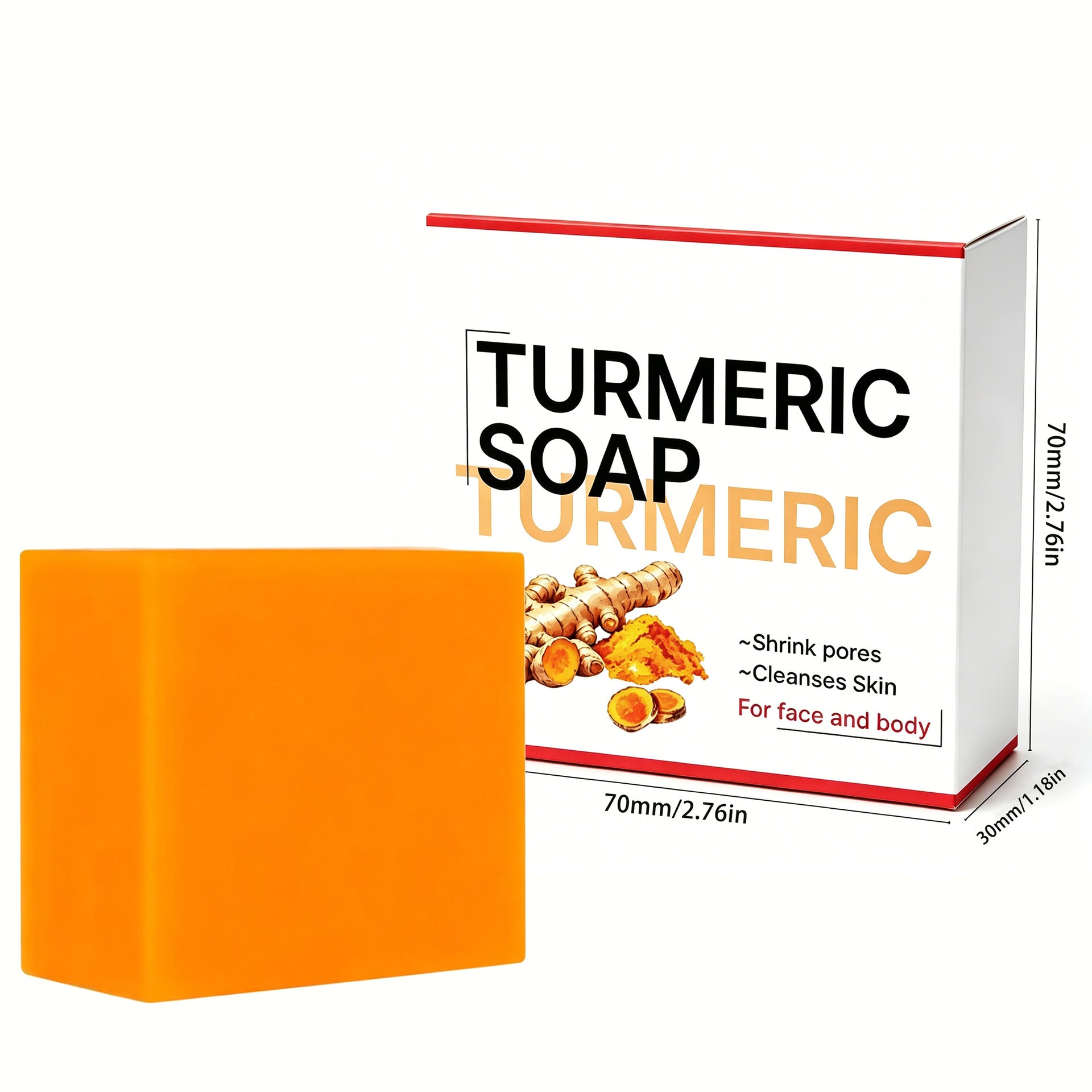 Handmade Turmeric Lemon Kojic Acid Soap
